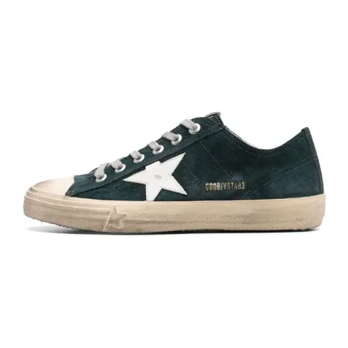 Golden Goose V Star 2 Low top Skateboard Shoes Men's Green