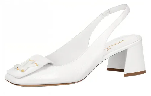 LOUIS VUITTON Shake Slingback Pumps 'White' Women's