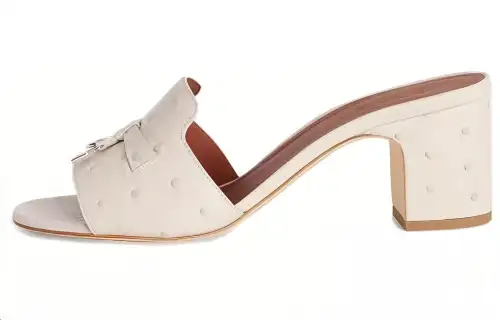 Loro Piana Slide Slippers Women's Beige