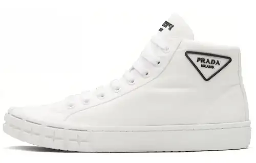 PRADA Stylish Skateboarding Shoes Men's White