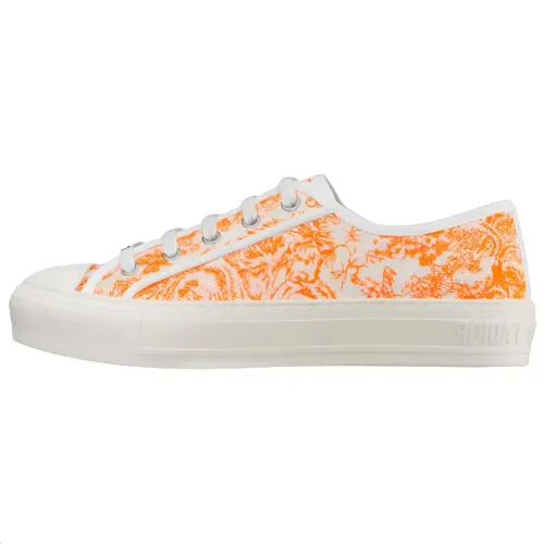 DIOR Walk'n'Dior Stylish Skateboarding Shoes Women's Bright Orange
