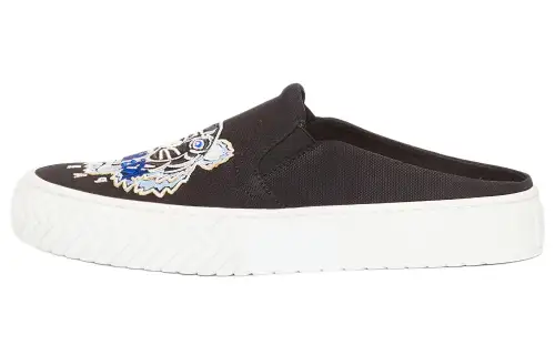 KENZO Stylish Skateboarding Shoes Women's Black