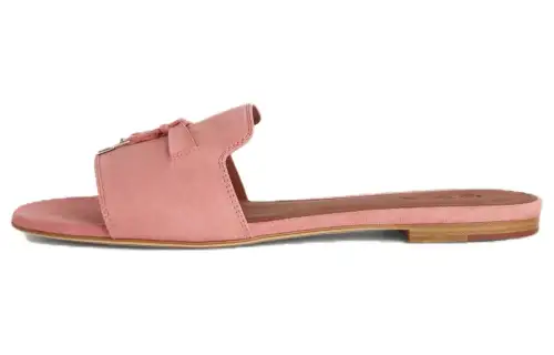 Loro Piana Quiet Slide Slippers Women's Pink