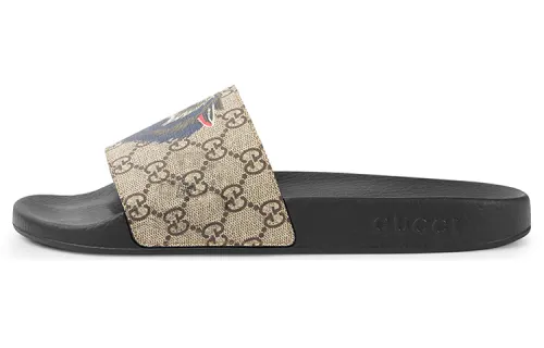 Gucci Gg Supreme Slide 'Wolf'