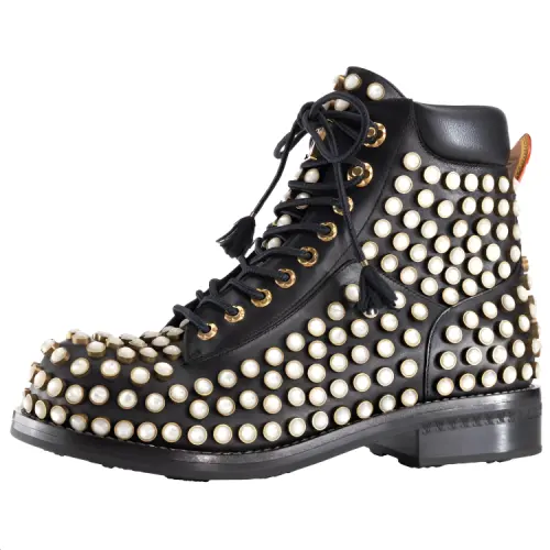 LOUIS VUITTON Ankle Boots Men's Black