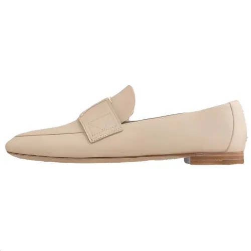 LOUIS VUITTON Mare Calfskin Loafers Women's Umber