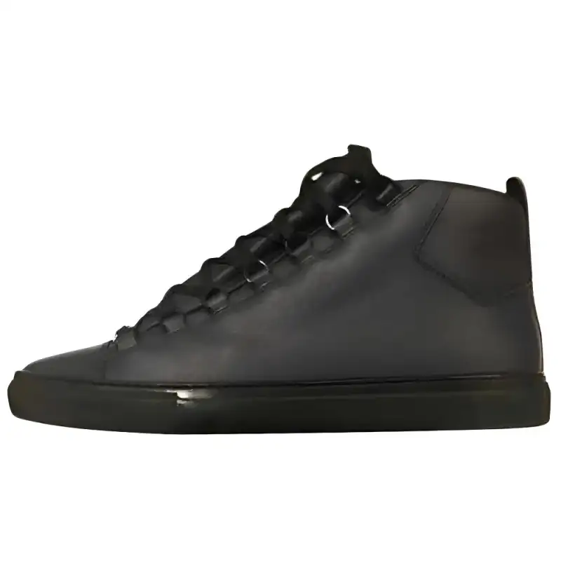 Balenciaga Arena Mid top Skateboard Shoes Men's Black