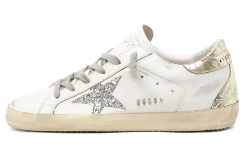 Golden Goose Super Star Stylish Skateboarding Shoes Women's White