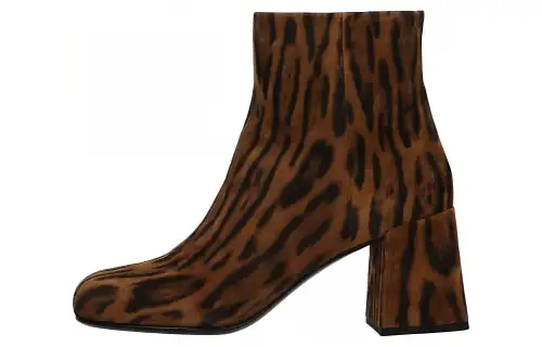 MIU MIU Suede Ankle Boots 6.5cm Women's Brown