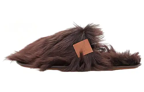 LOEWE Closed Toe Slippers Women's Brown