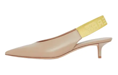 Burberry Slingback Logo Pumps