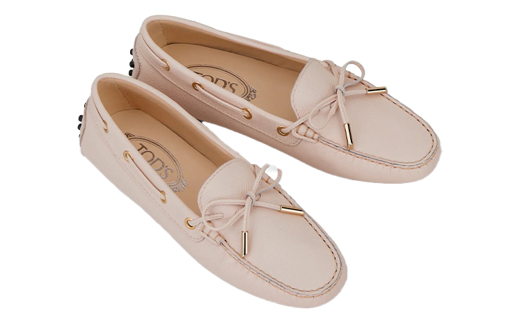 TOD'S Bow-detail Leather Loafers
