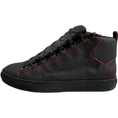 Balenciaga Arena Mid top Skateboard Shoes Men's Black