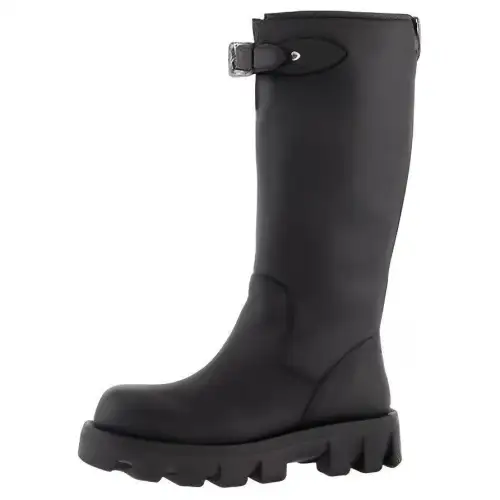 LOUIS VUITTON Knee high Boots Men's Black