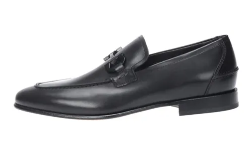FERRAGAMO Davis Casual Shoes Men's Black