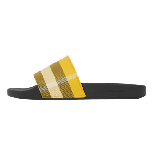 Burberry Slide Slippers Women's Yellow