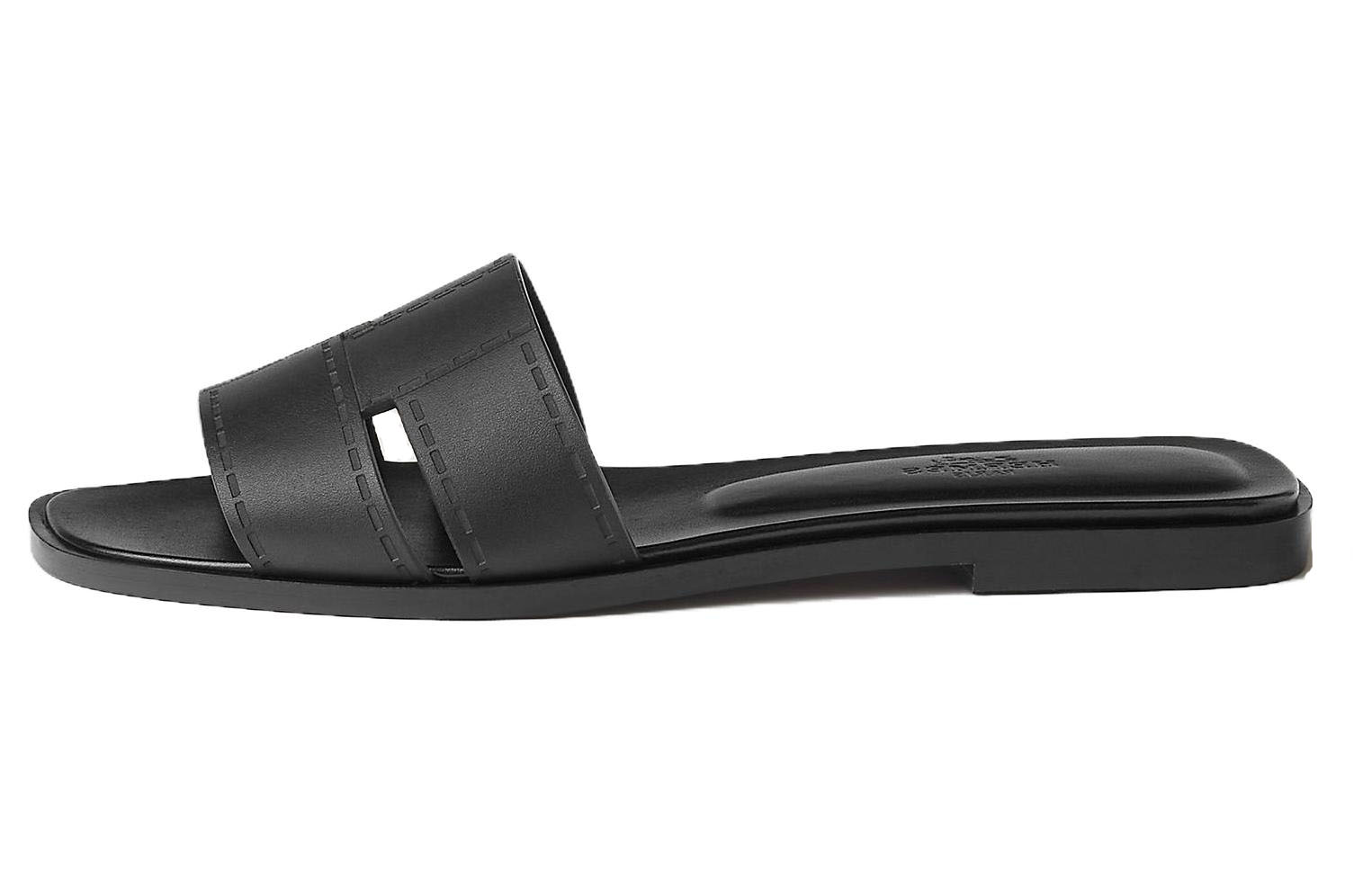 Женские сабо Hermes Idioma (черные)