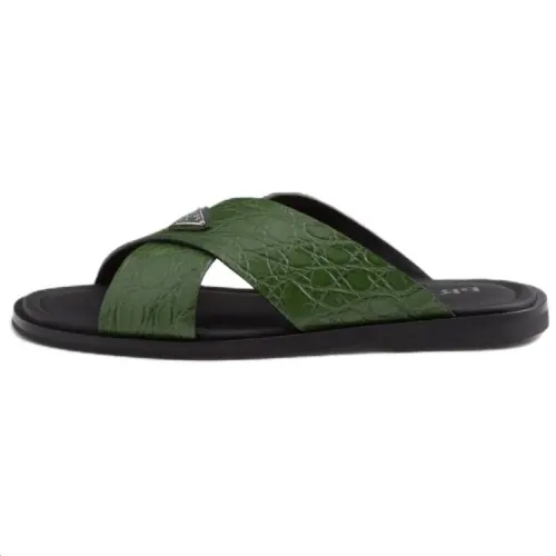 PRADA Slide Slippers Men's Green