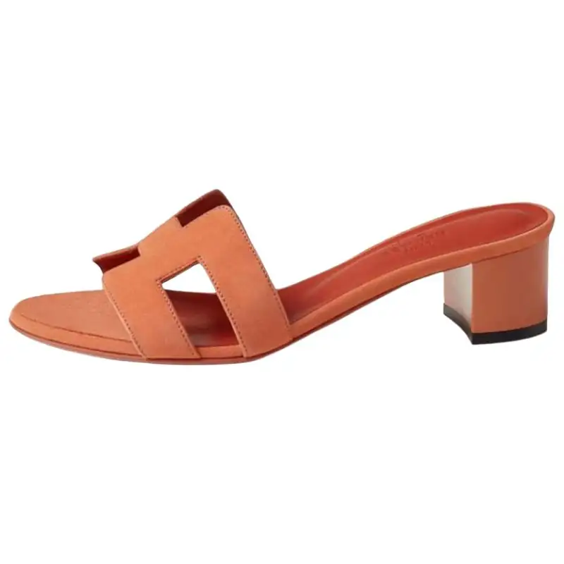 HERMES Oasis Slide Slippers Women's Orange