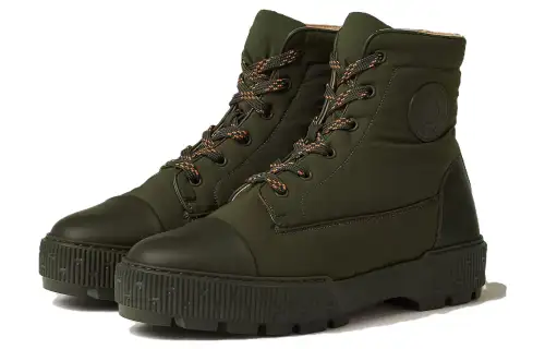 HERMES Fresh Ankle Boots Men's Forest Green