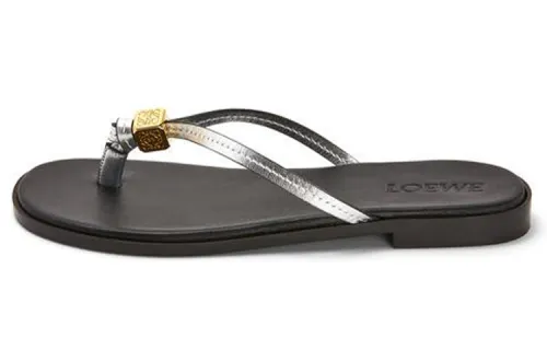 LOEWE Quick Dry Flip Flops Women's Silver