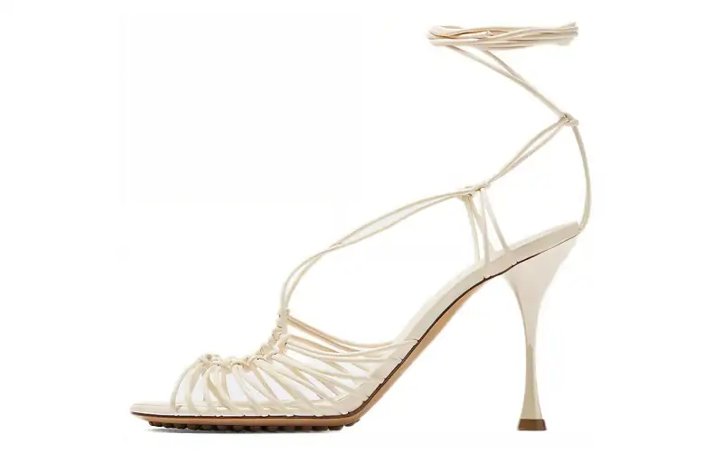 Bottega Veneta Stylish Sandal 10cm Women's Ivory White