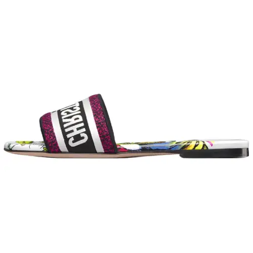 DIOR Dway Slide Slippers Women's Purple White