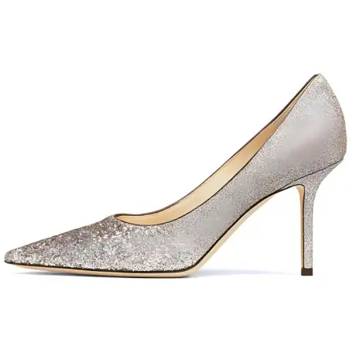 Jimmy Choo LOVE 85 Slim Heel High Heels Women's Light Purple