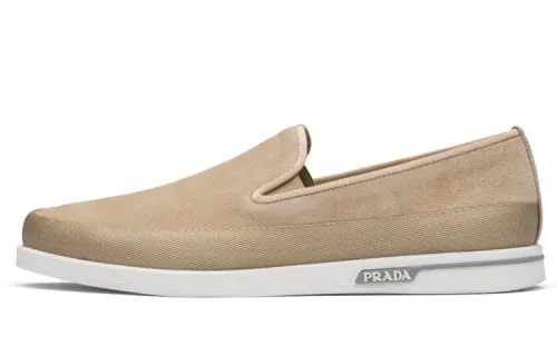 PRADA Men's Casual Shoes Men's Low Top Camel