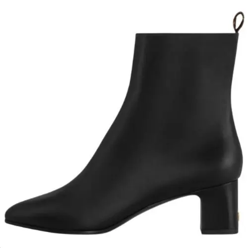 LOUIS VUITTON Donna Cow Leather Ankle Boots Women's Black
