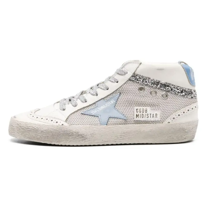 Golden Goose Mid Star Mesh Sneakers