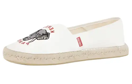 KENZO Elephant Logo-embroidered Espadrilles