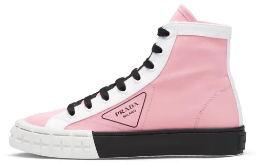 PRADA Gabardine Wheel High 'Pink White'