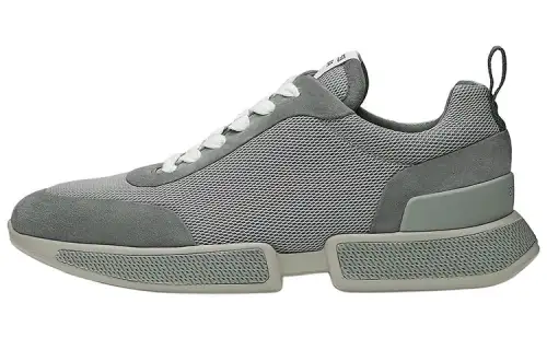 HERMES Drift Fabric Low top Casual Shoes Men's Gray