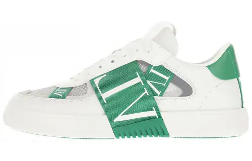 Valentino Vltn Round Toe Lace Up Sneakers