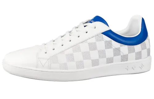LOUIS VUITTON Luxembourg Calfskin Low top Stylish Skateboarding Shoes Men's