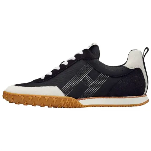 HERMES Low top Stylish Skateboarding Shoes Men's Black