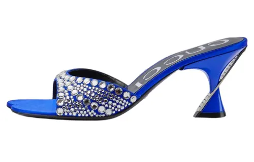 GUCCI Slide Slippers Women's Blue