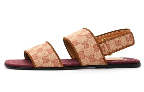 GUCCI Beach Sandals Men's Brown