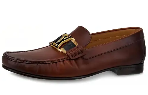 LOUIS VUITTON Montaigne Casual Shoes Men's Brown
