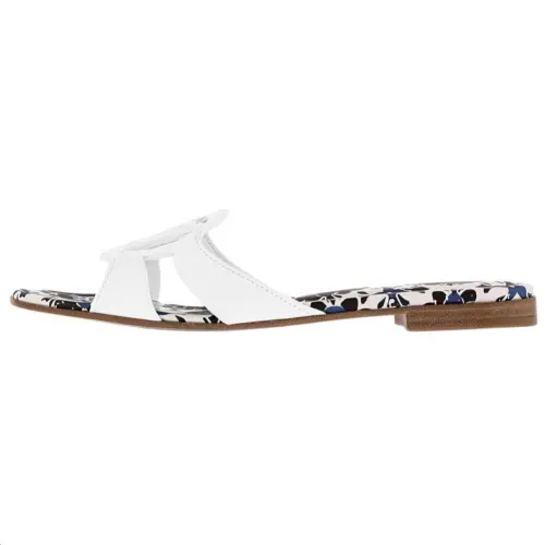 LOUIS VUITTON Isola Slide Slippers Women's White