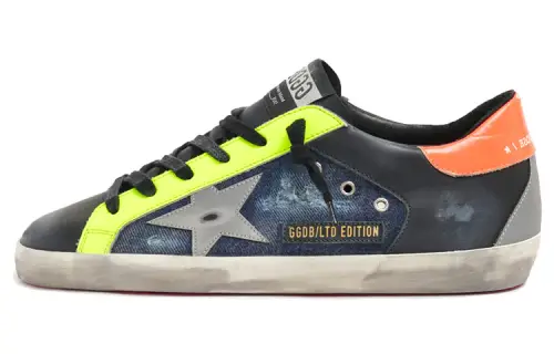 Golden Goose Super Star Low top Skateboard Shoes Women's Black