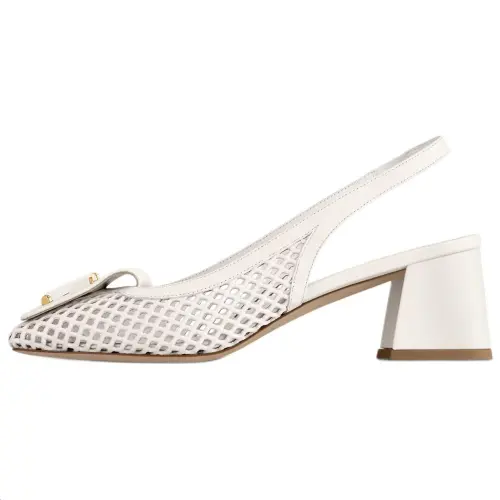 LOUIS VUITTON Shake High Heels 5.5cm Women's Beige