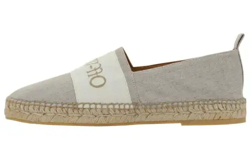 OFF WHITE Bookish Linen Espadrillas 'Light Beige White'