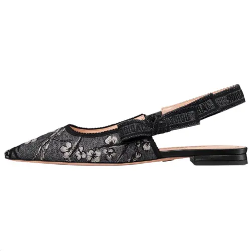 DIOR J'Adior Lambskin Casual Shoes Women's Black