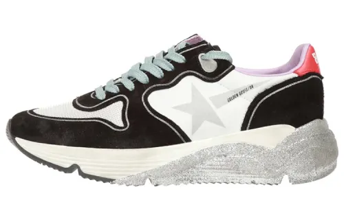 Golden Goose Running Sole Leather Abrasion Resistant Breathable Low top Sports Casual Shoes Women's White Black