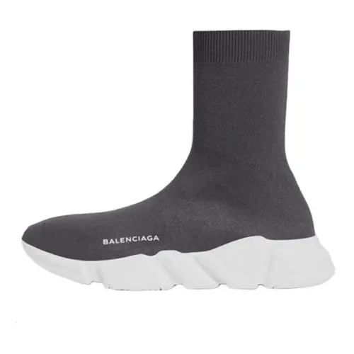 Balenciaga Speed High top Casual Shoes Men's Gray