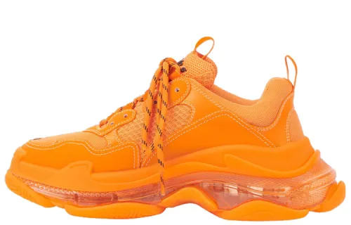 Balenciaga Triple S Clear Sole Orange Women's