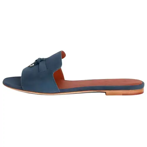 Loro Piana Casual Slippers Women's Blue