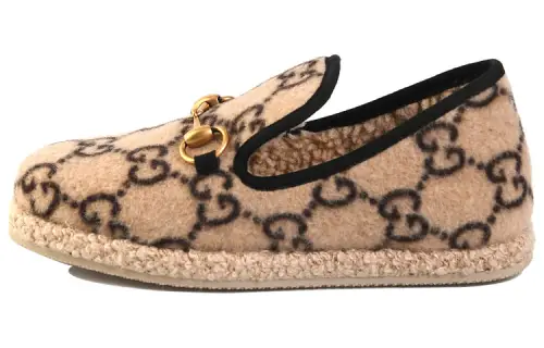 GUCCI Horsebit Women's Casual Shoes Women's Brown